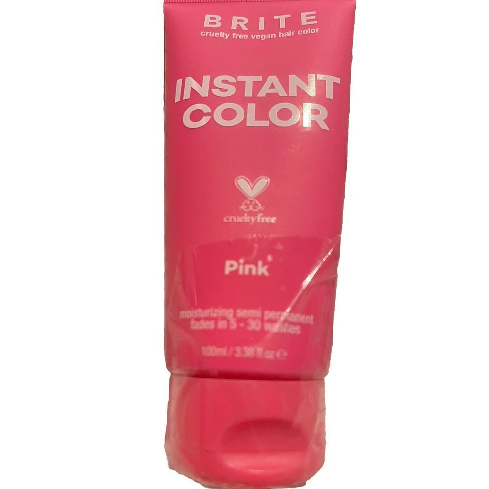 Brite‎ Instant Color Pink Semi Permanent 3.38FL OZ   New T-52